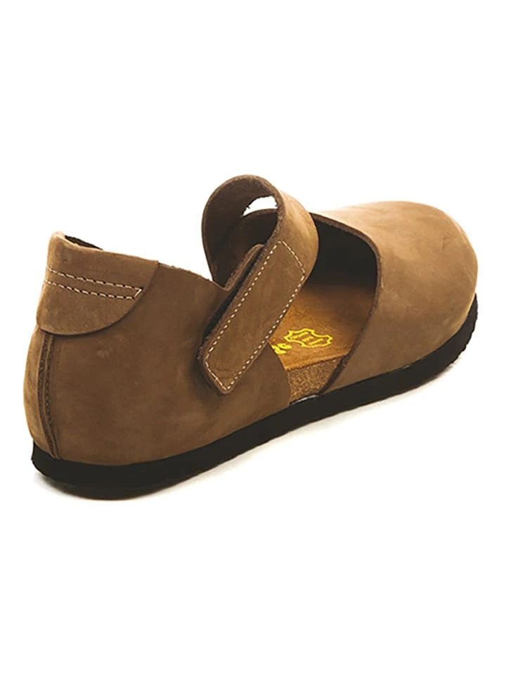 Leder-Ballerinas In Sand - Image 2