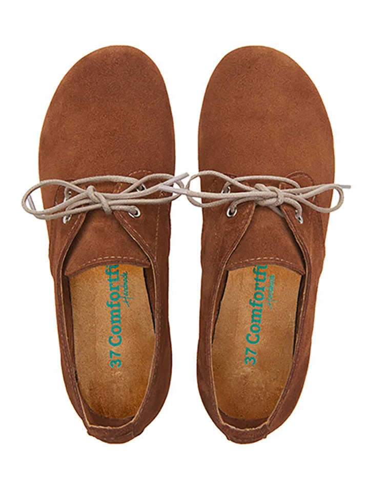 Leder-Halbschuhe In Braun - Image 5