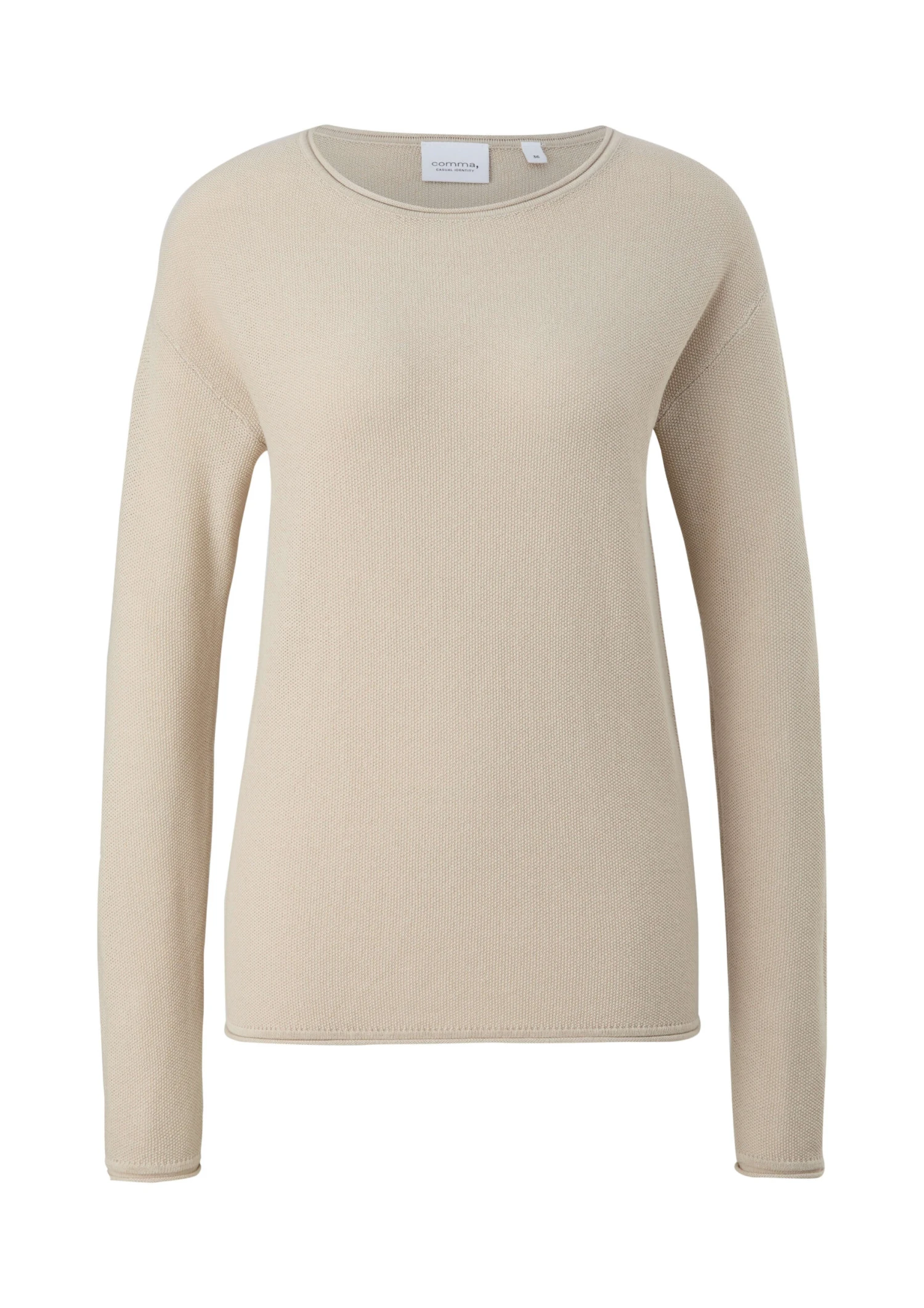 Strickpullover Beige