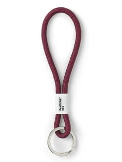 Schlüsselanhänger In Aubergine - (L)18 Cm