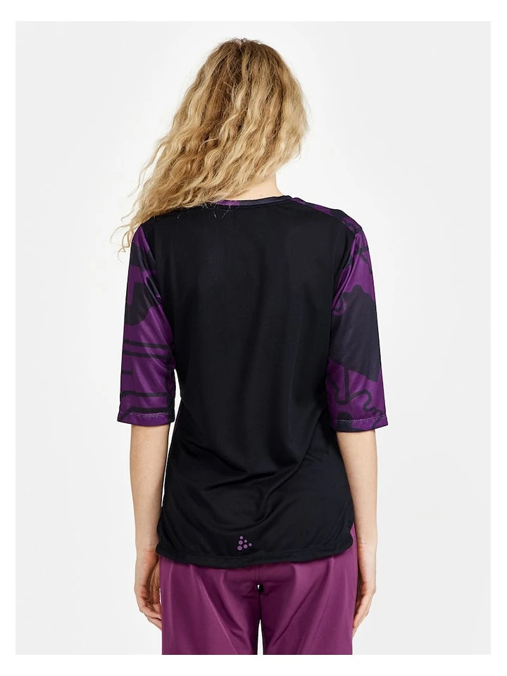 Craft Fahrradshirt "Core Bike Offroads" In Lila - Image 3