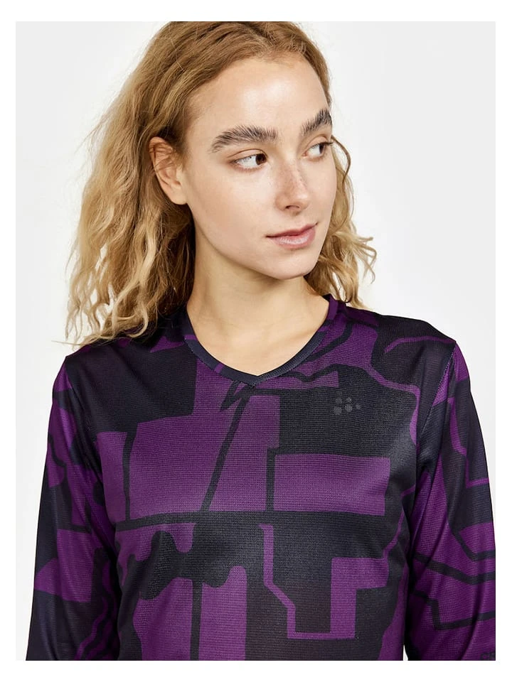 Craft Fahrradshirt "Core Bike Offroads" In Lila - Image 4