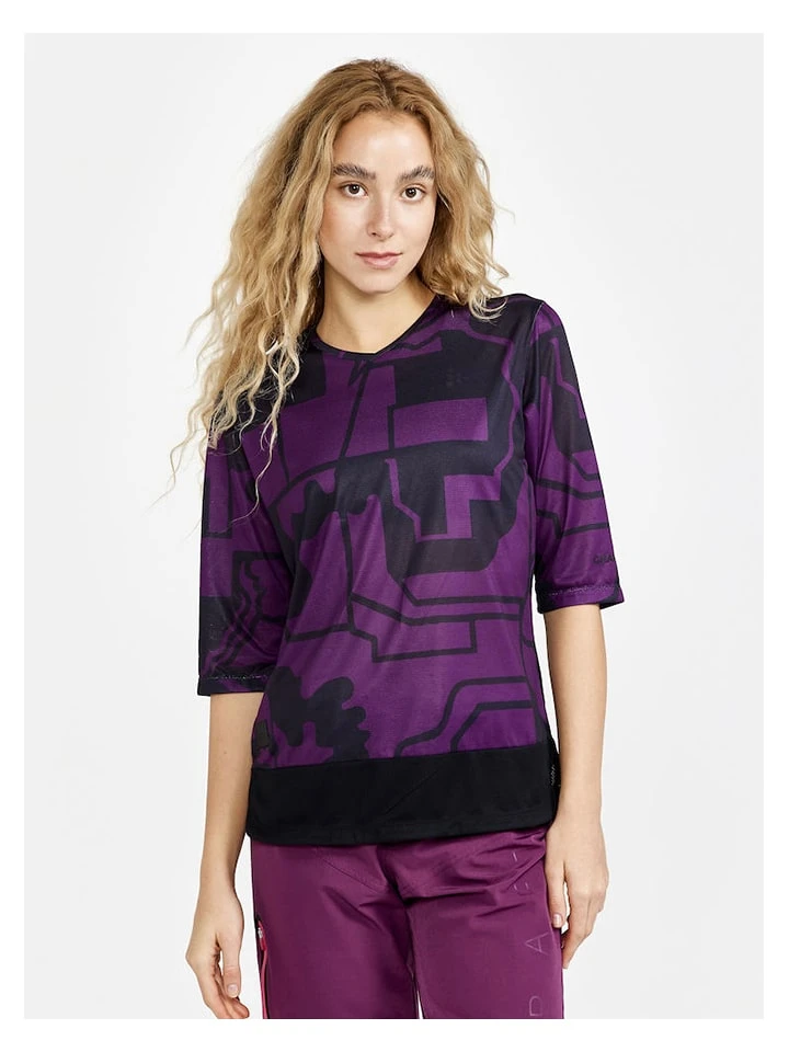 Craft Fahrradshirt "Core Bike Offroads" In Lila