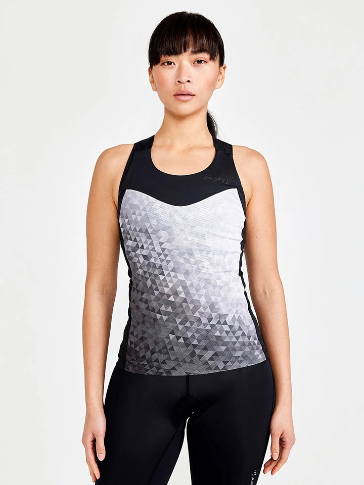 Craft Trainingstop "ADV Endur" In Schwarz/ Weiß