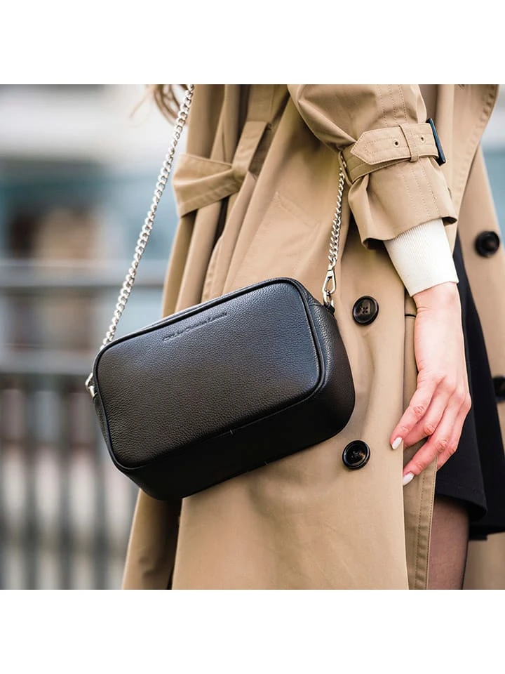 Leder-Umhängetasche "Montmartre" In Schwarz - (L)10 X (B)8,5 X (H)14,5 Cm - Image 3