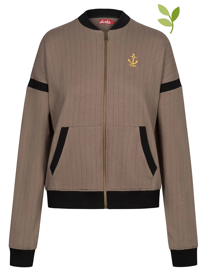 Derbe Sweatjacke "Anchor" In Braun
