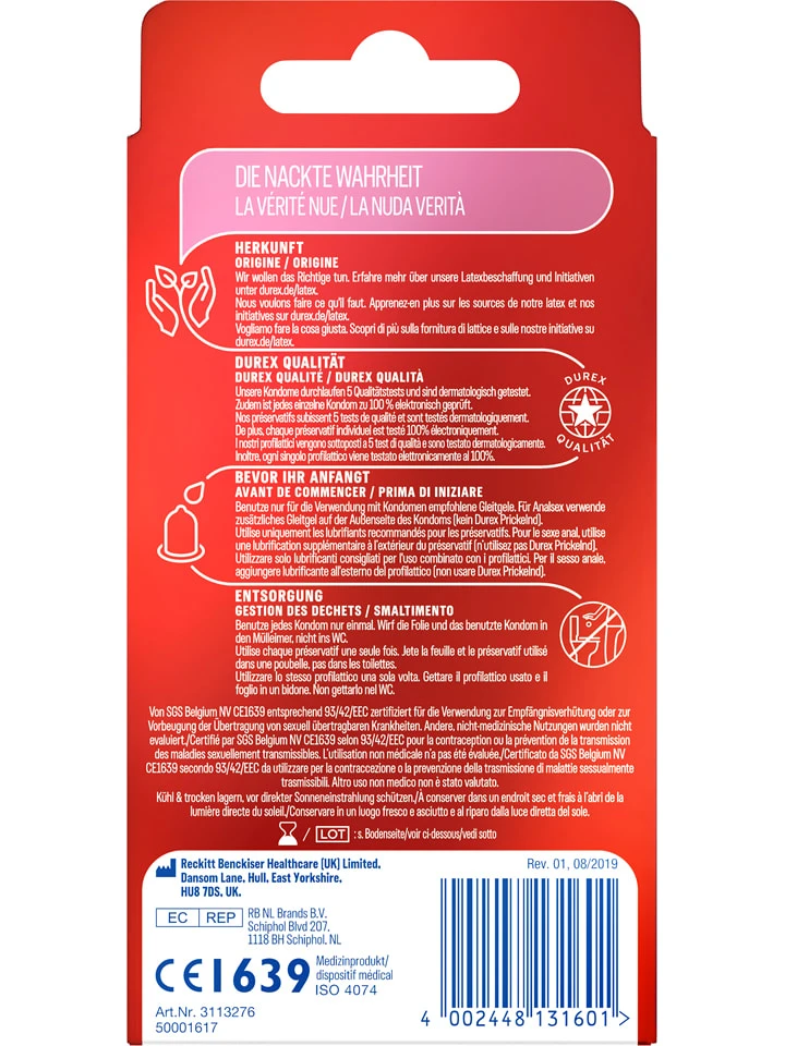 Durex 10er-Set: Kondome "Gefühlsecht XXL Extra Gross" - Image 3