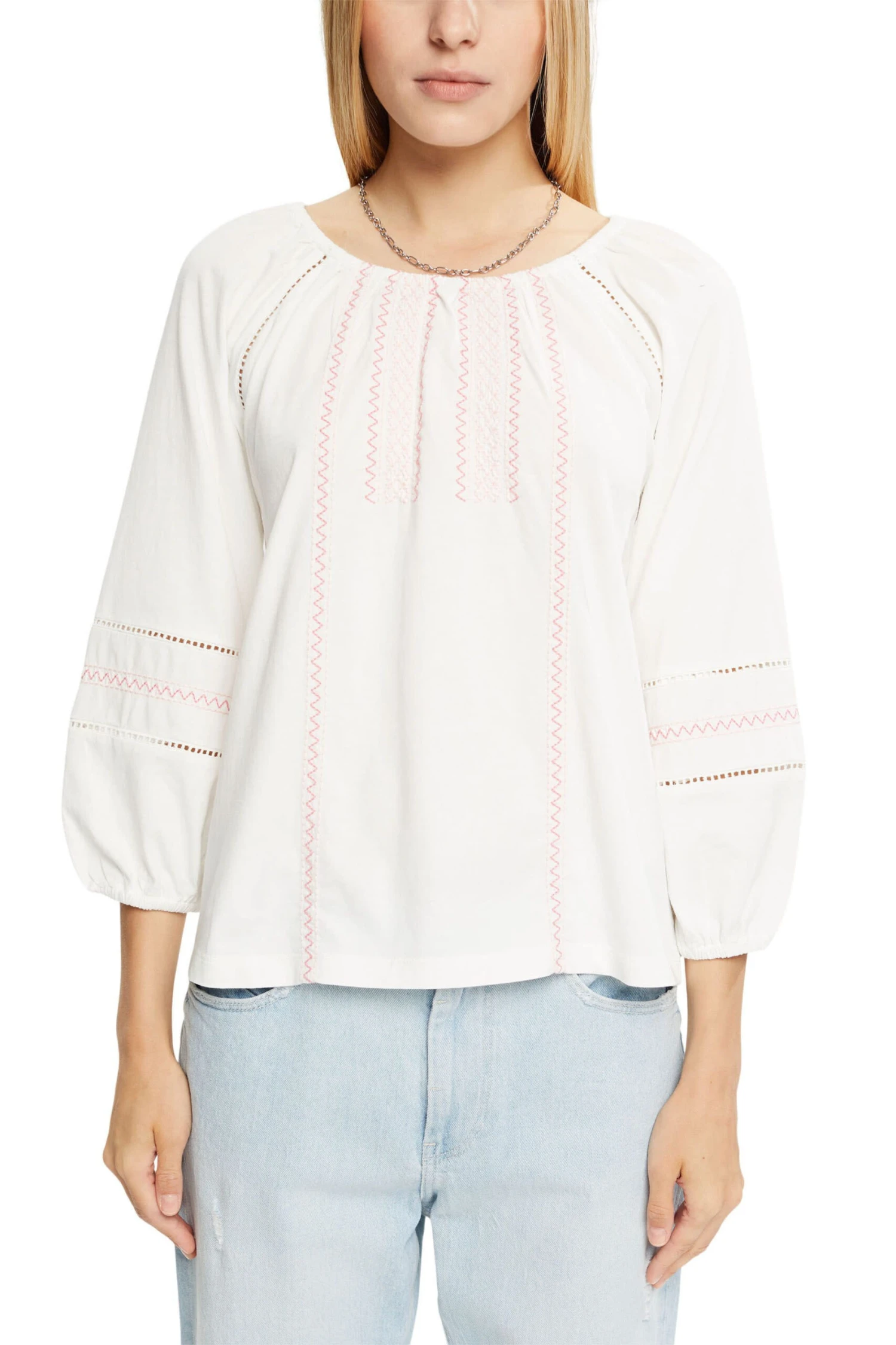 ESPRIT 3/4-Arm-Shirt Off White - Image 2