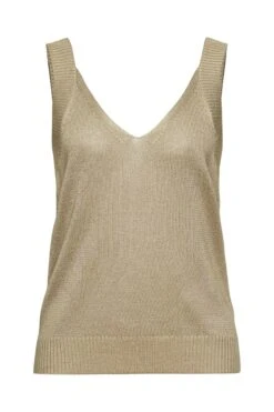 ESPRIT Ärmelloser Pullover Pale Khaki