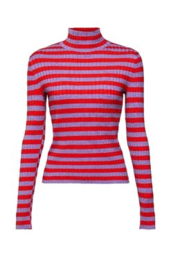 ESPRIT Stehkragen-Pullover Lilac