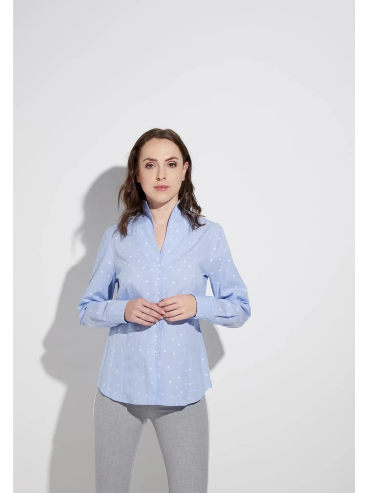 Eterna Bluse In Hellblau