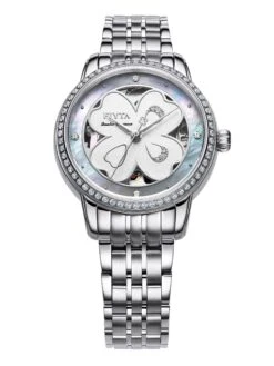 Automatikuhr Klover In Perlmutt / Silber