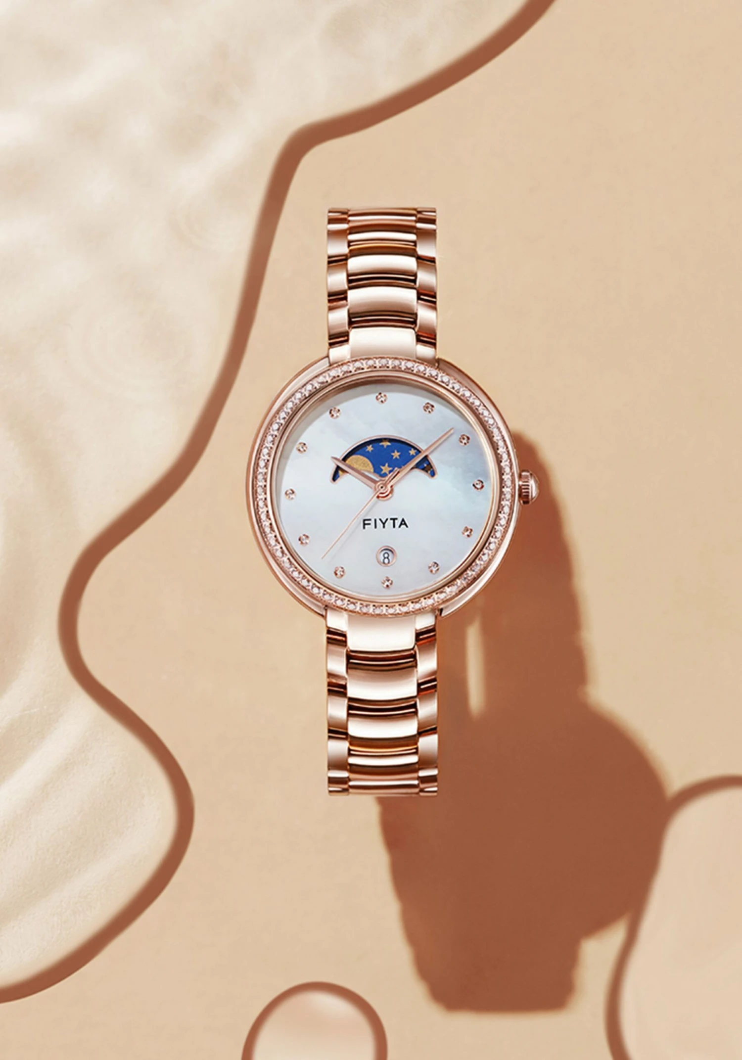 Quarzuhr Fancy In Weiß / Rosegold - Image 2