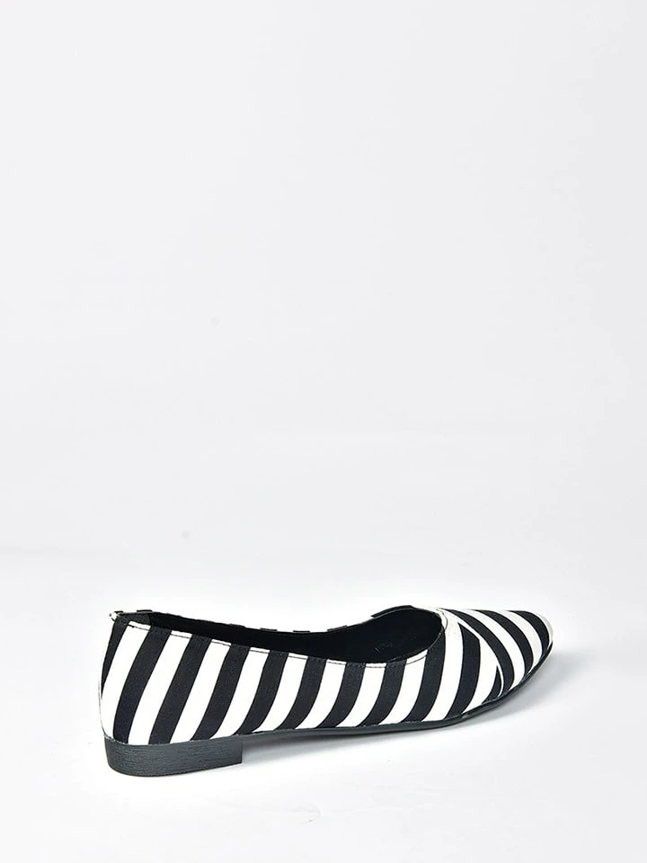 Fox Ballerinas In Weiß/ Schwarz - Image 3