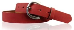 Ledergürtel In Rot