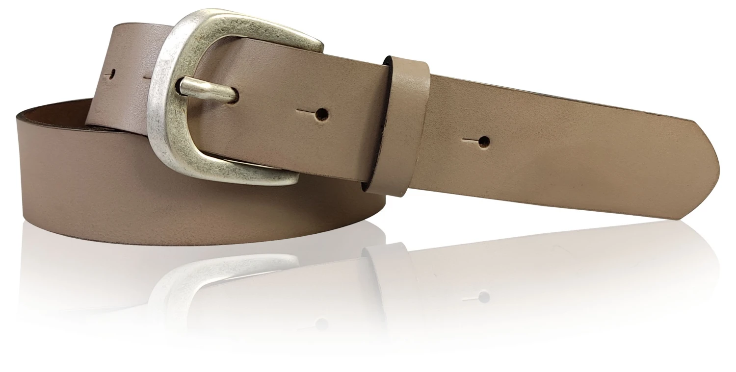 Ledergürtel In Taupe