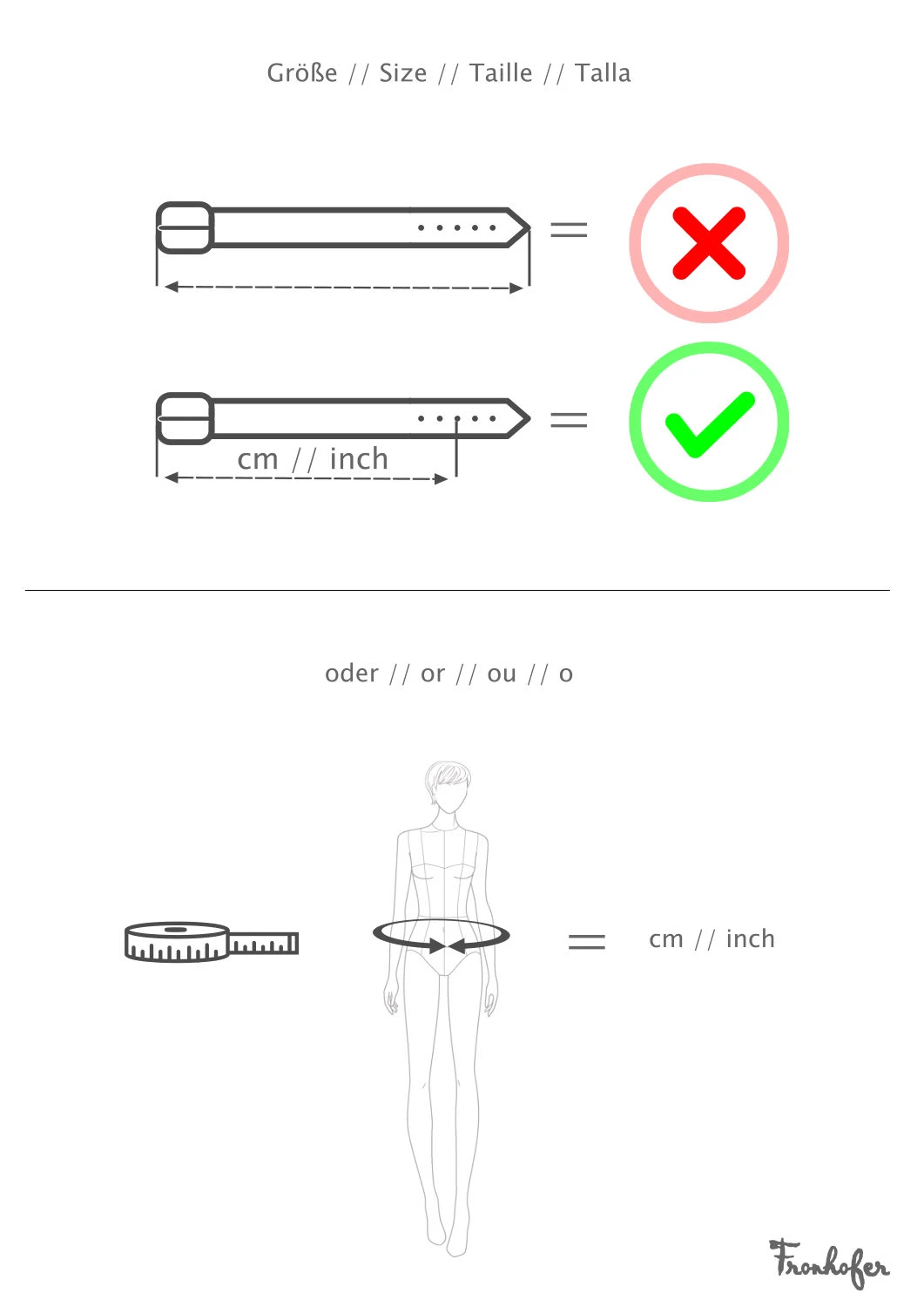 Schmaler Damengürtel In Rot - Image 4