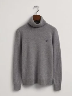Gant Wollrollkragenpullover In Grau