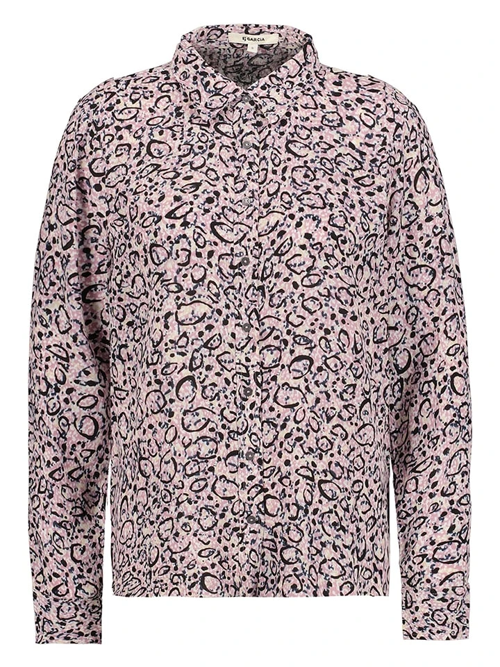 Garcia Bluse In Rosa/ Schwarz - Image 6