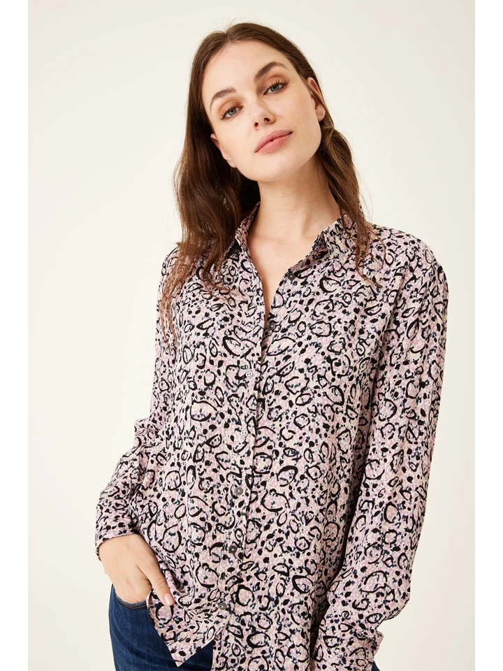 Garcia Bluse In Rosa/ Schwarz