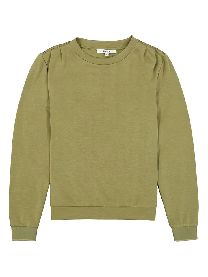 Garcia Sweatshirt In Khaki - Image 3
