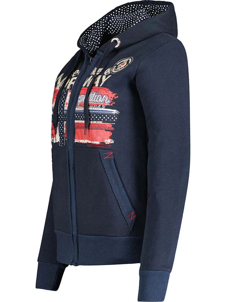 GEOGRAPHICAL NORWAY Sweatjacke "Farlotte" In Dunkelblau - Image 2