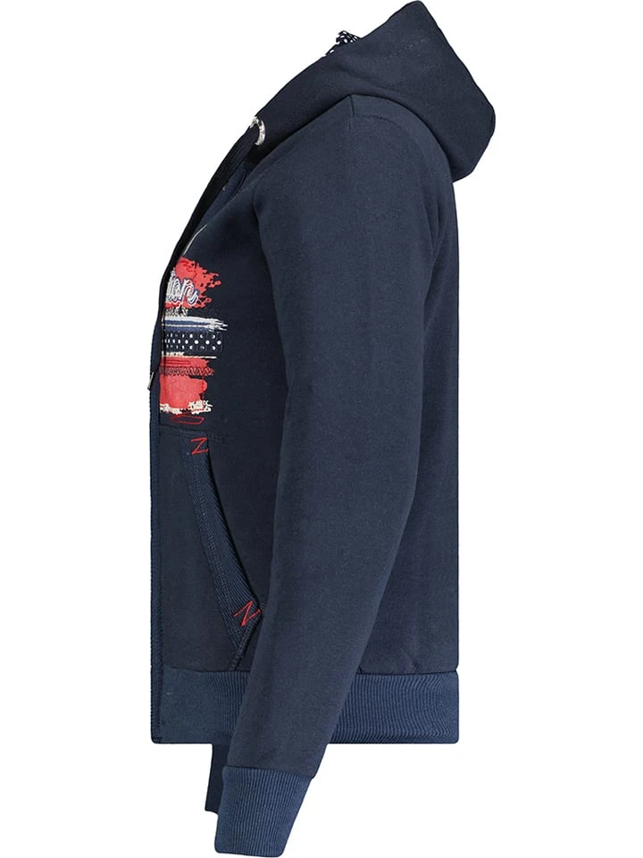 GEOGRAPHICAL NORWAY Sweatjacke "Farlotte" In Dunkelblau - Image 3