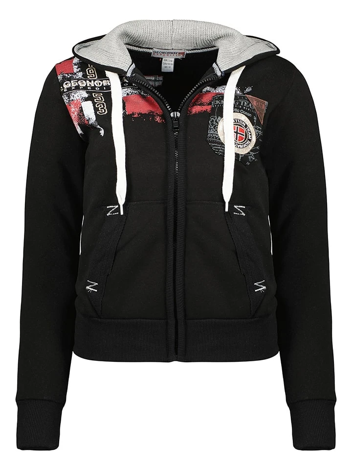 GEOGRAPHICAL NORWAY Sweatjacke "Fespote" In Schwarz