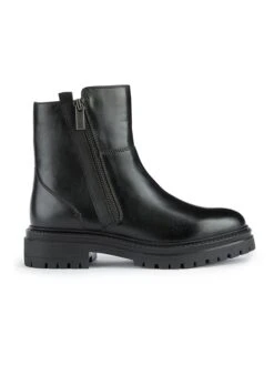 Geox Leder-Boots "Iridea" In Schwarz