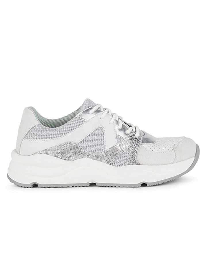 Geox Sneakers "Dtopazio" In Silber/ Grau/ Weiß/ Bunt