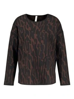 Gerry Weber Pullover In Braun/ Schwarz