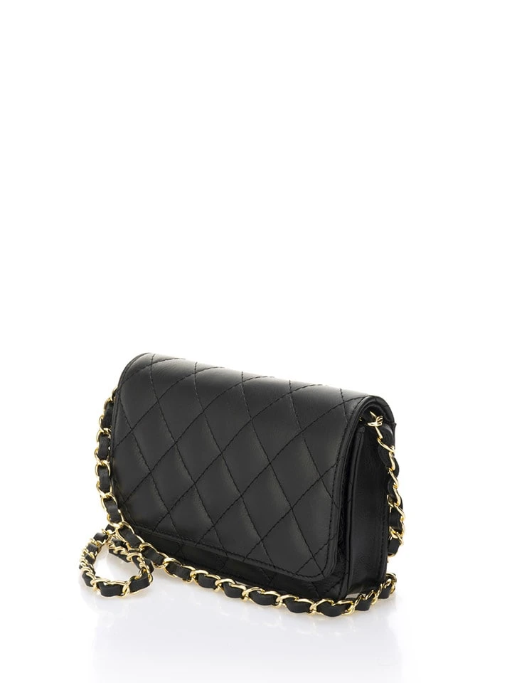 Leder-Umhängetasche In Schwarz - (B)19 X (H)14 X (T)4 Cm - Image 2