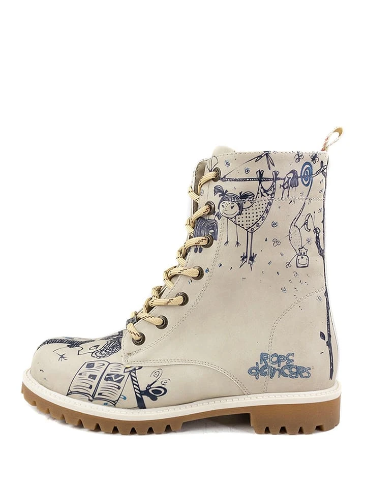 Boots In Beige/ Bunt - Image 4