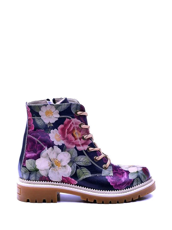 Boots In Dunkelblau/ Bunt - Image 2