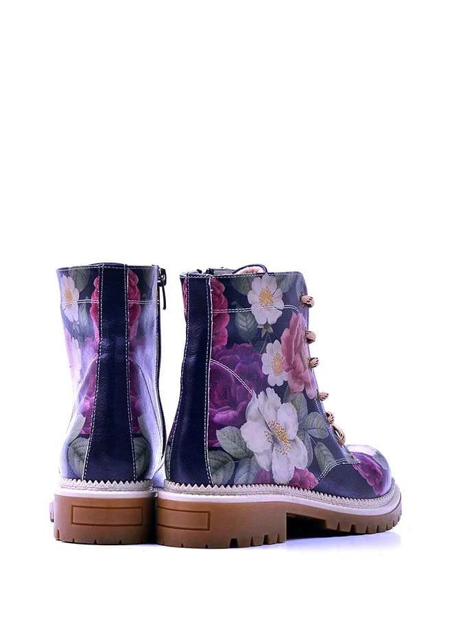 Boots In Dunkelblau/ Bunt - Image 5