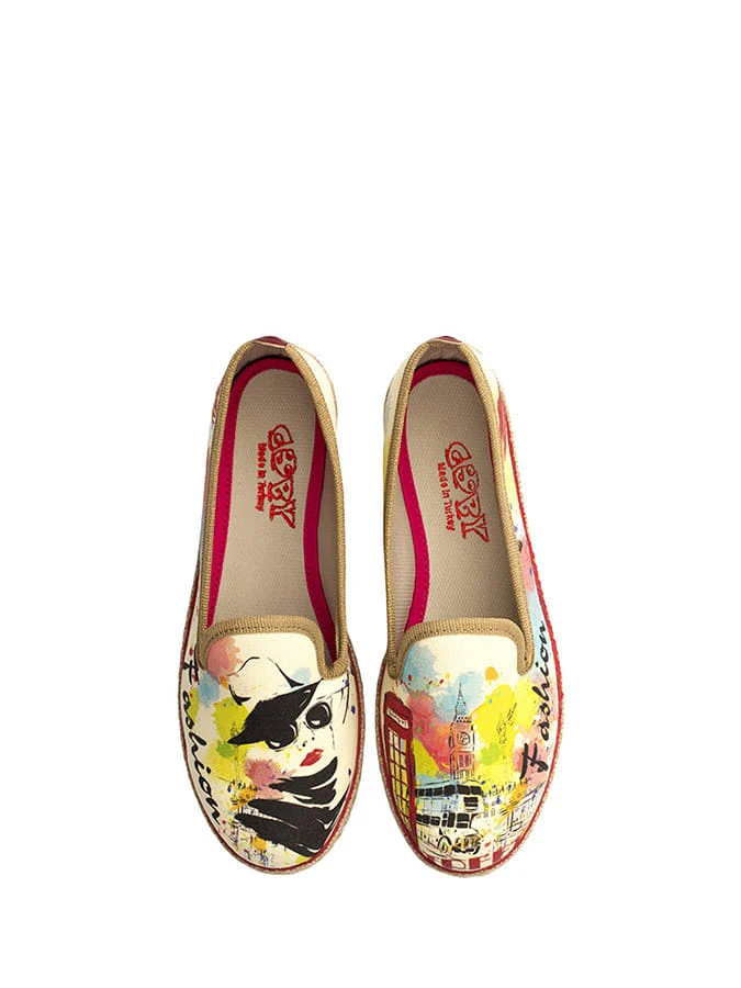 Espadrilles In Weiß/ Bunt - Image 3