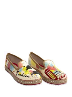 Espadrilles In Weiß/ Bunt