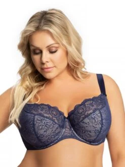 Halbschalen-BH In Dunkelblau