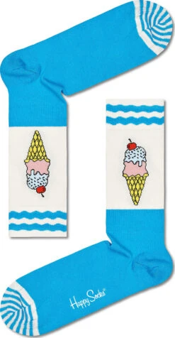 Happy Socks 1er Pack Ice Cream Sock Socken
