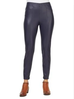 Heine Kunstlederhose In Dunkelblau