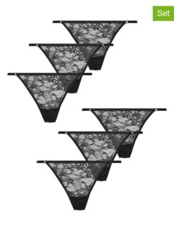 3er-Set: Strings In Schwarz