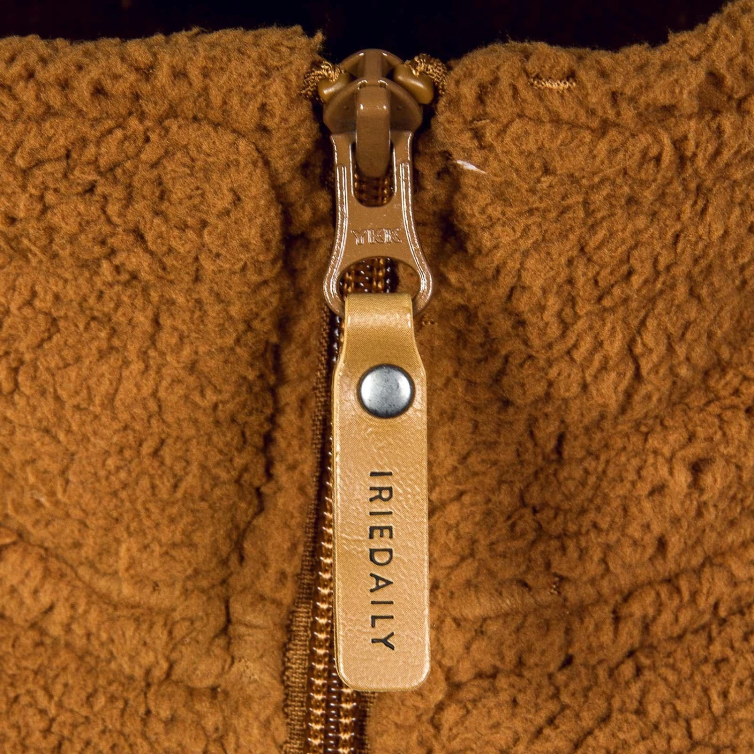 Iriedaily Jacke - Arkta Teddy - Caramel - Image 6