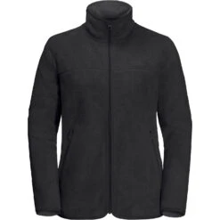 Jack Wolfskin Fleecejacke Chilly Walk In Schwarz