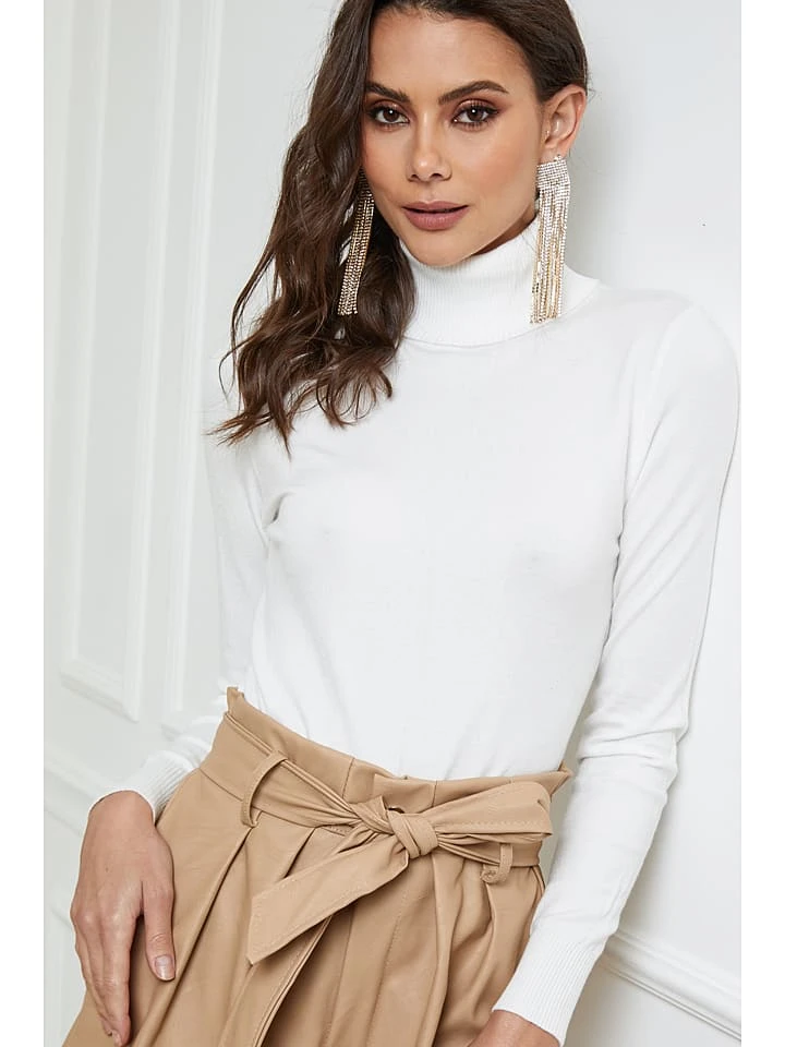 Rollkragenpullover "Empoli" In Weiß - Image 4