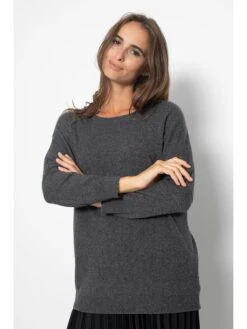 Kaschmir-Pullover "Rebecca" In Anthrazit