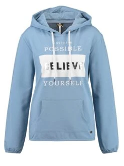 Key Largo Hoodie "Possilbe" In Hellblau