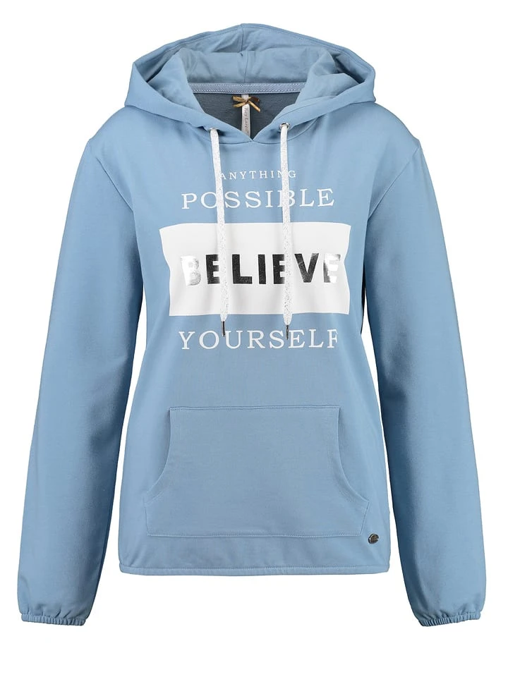 Key Largo Hoodie "Possilbe" In Hellblau