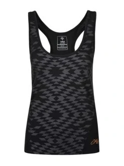 KILPI Top In Schwarz/ Anthrazit