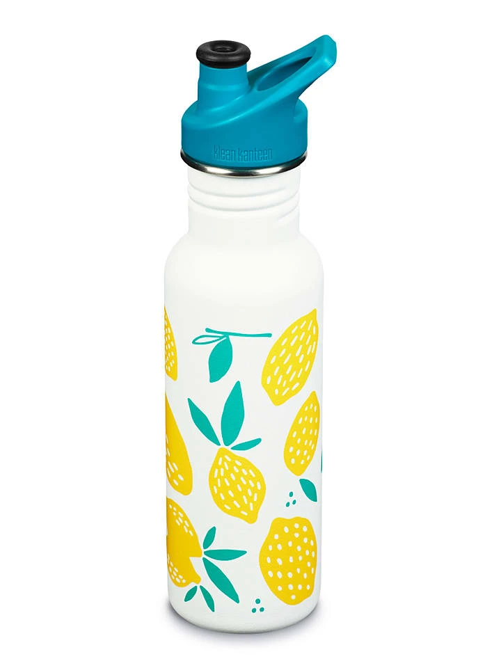 Klean Kanteen Trinkflasche "Kanteen Classic" In Weiß/ Gelb - 532 Ml - Image 2