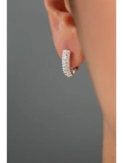 Silber-Ohrringe Mit Edelsteinen